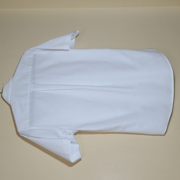 Big Boys Size 20 White Uniform Short Sleeve Button Up, Flynn O'Hara - Picture 7 of 8